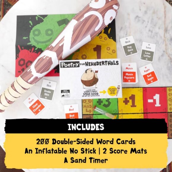 Poetry for Neanderthals by Exploding Kittens Board Game - Picture 4 of 6